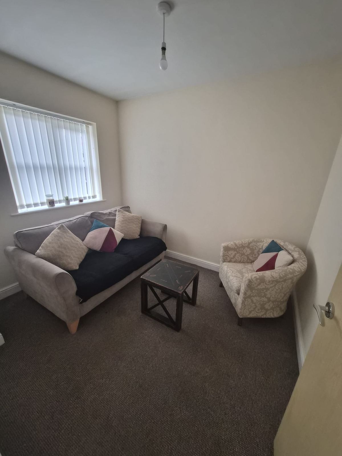 Comfortable seating area used for sessions